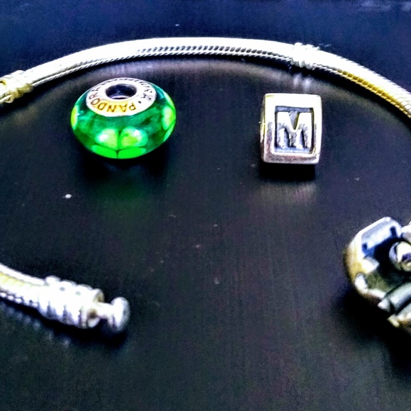 Pandora Charm Bracelet (Band + 2 Charms) - Picture 6 of 7